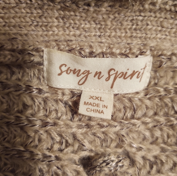 Song N Spirit Faux Fur Collar Cardigan - Picture 5 of 7